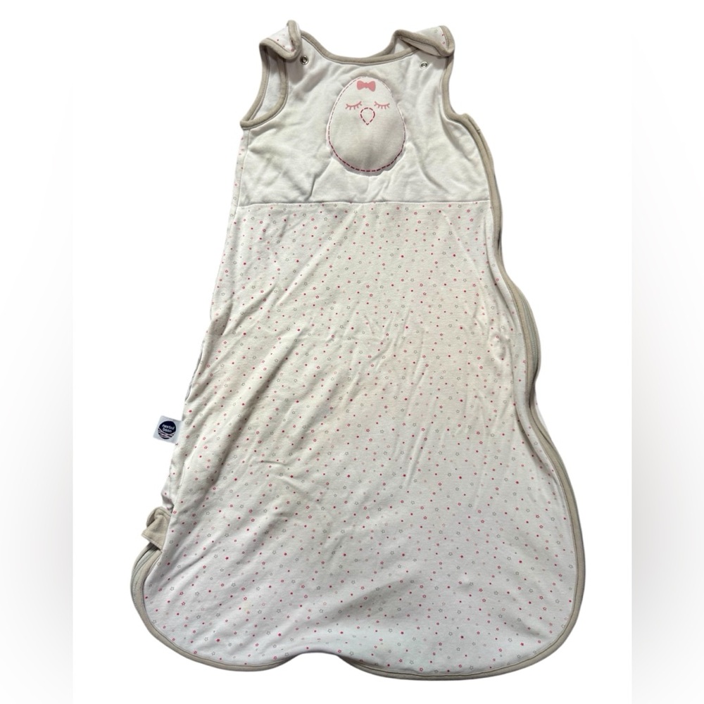 Nested Bean ZenSack Sleeveless Baby Sleep Sack with Pink Dots
